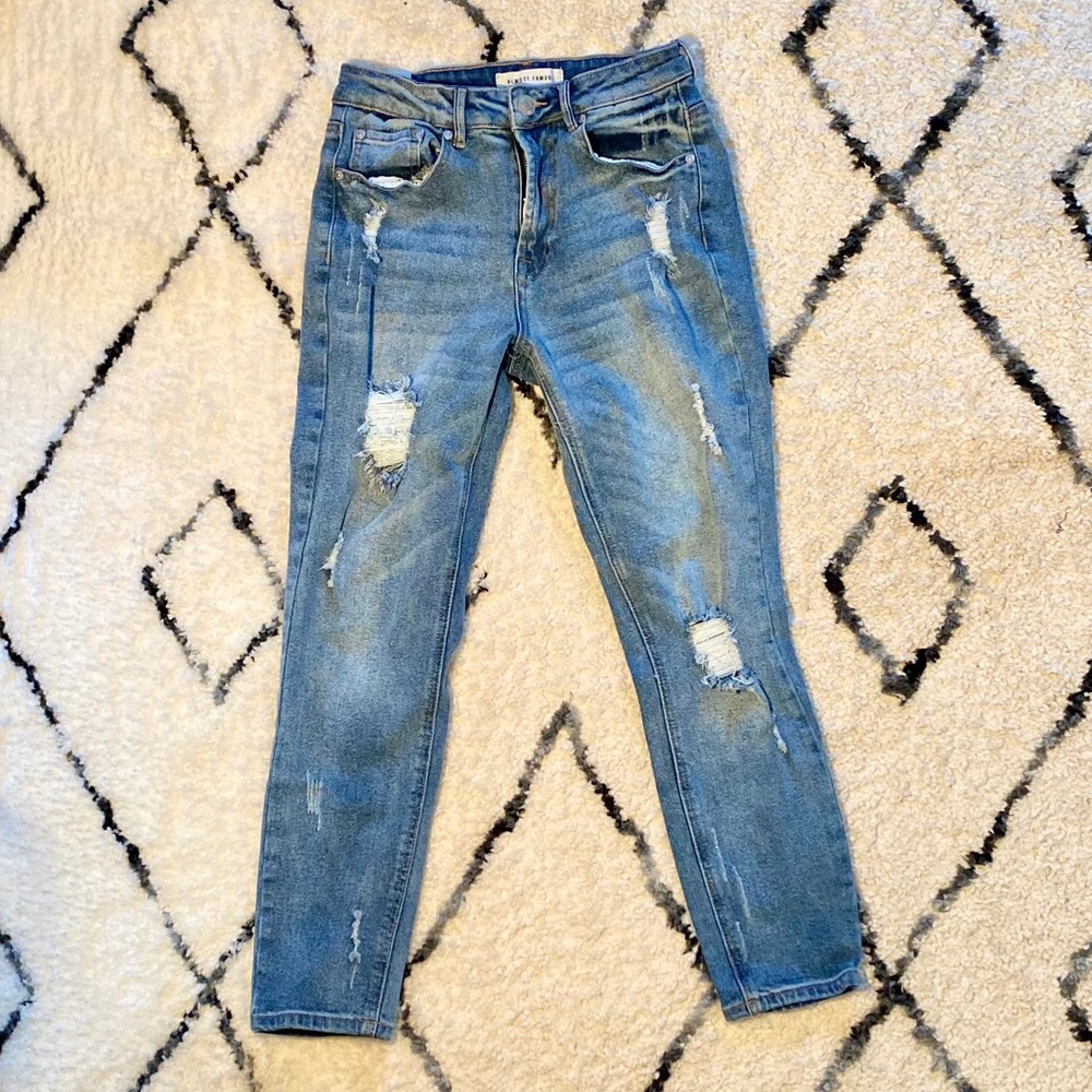 SALE🌟 Almost Famous Destroyed Ripped Denim Jeans